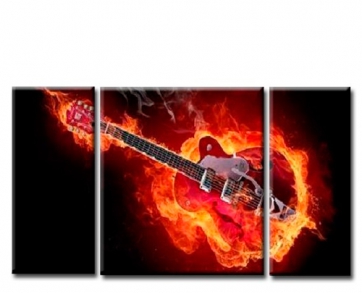 Fiery Guitar 515454